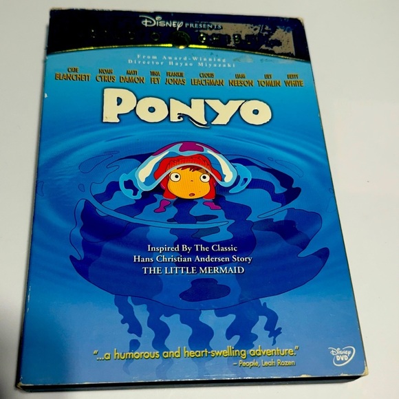 Disney & Studio Ghibli’s Film Ponyo 2”DVD 2 Disc Set - Picture 1 of 4